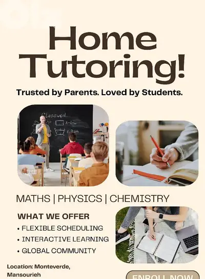 private lessons in math and physics