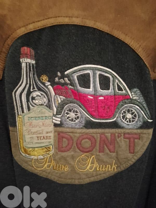 Iceberg Collectors 1992 Bomber jacket " Don't Drive Drunk" Edition 7
