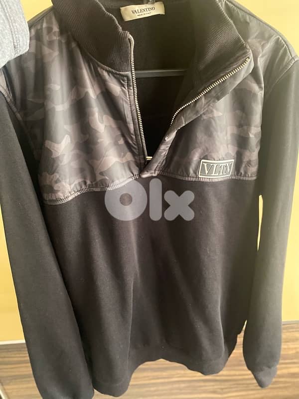 Valentino Half Zipper Sweatshirt 0