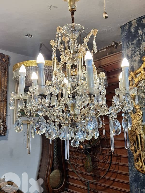 antique original czech marrie theresa chandelier 0