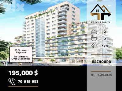 under construction apartments for sale in bachoura Beirut