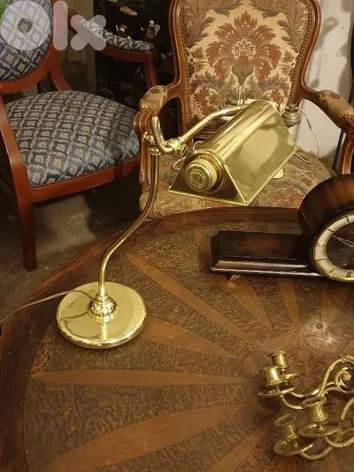 antique brass desk lamp