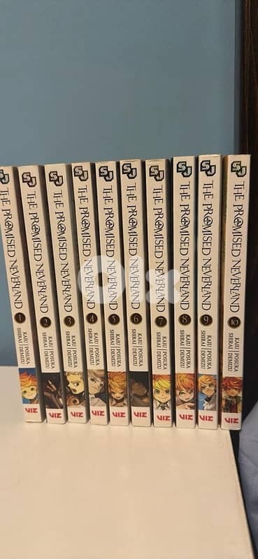 The Promised Neverland Volumes 1-10 Manga Set 0