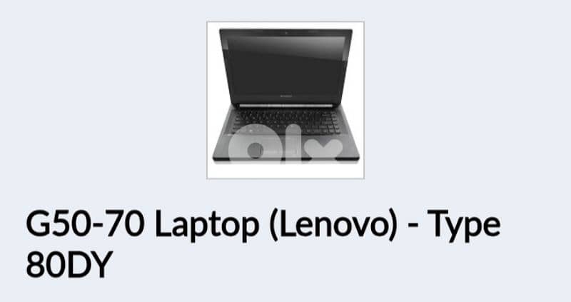 G50-70 Laptop (Lenovo) - Type 80DY + 300GB hard disc 5