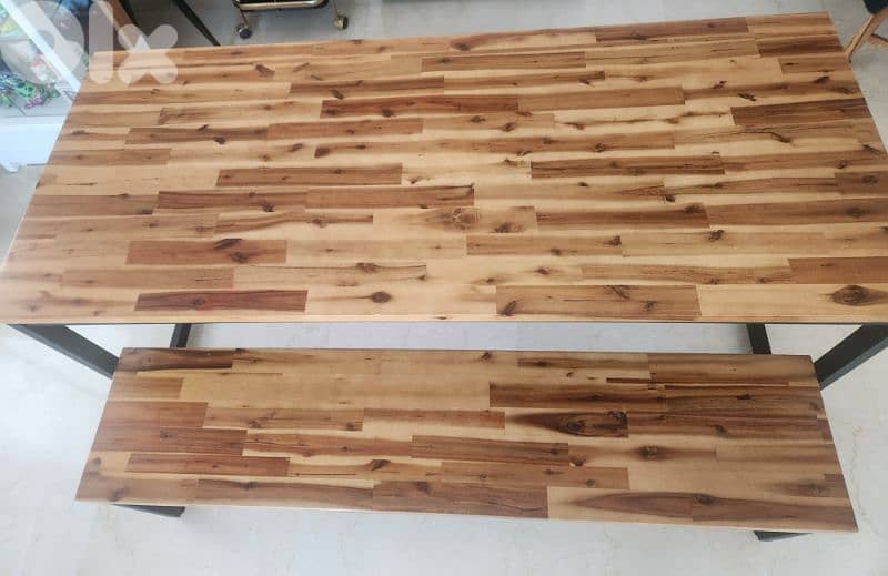 dining table with bench 3