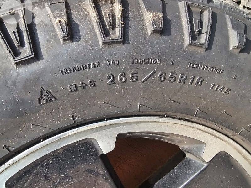 Goodyear Duratrac with rims 3