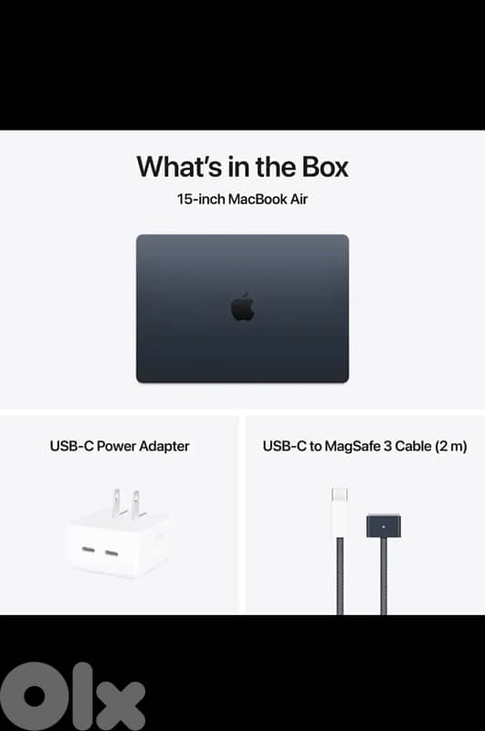 Apple MacBook Air 15 inch 2025 M4 Midnight 16GB RAM 256GB SSD 3