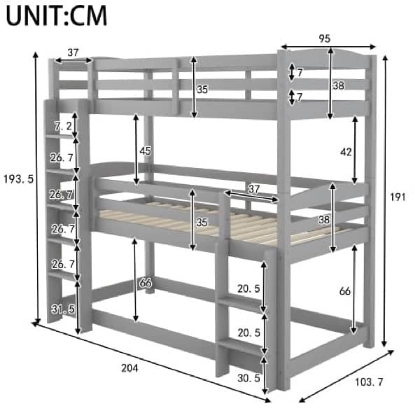 children triple bed 1