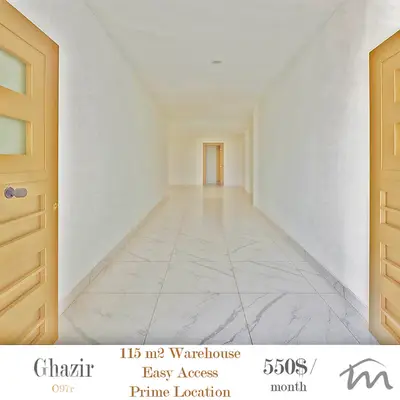 Ghazir | 115m² Warehouse - Depot | 5 Meters Height | Easy Access