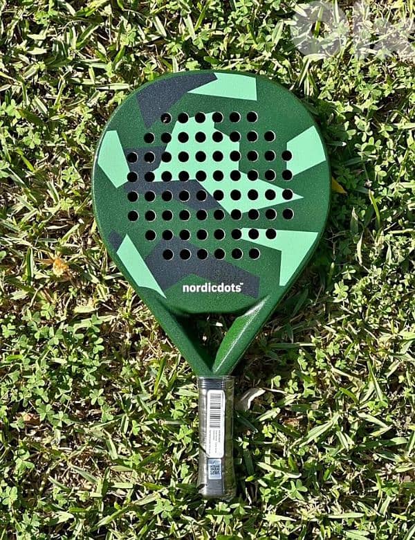 For sale: Brand new Nordicdots Camo racket (Green) 0