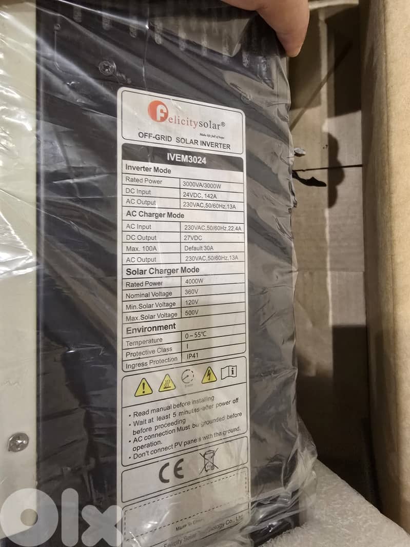 Felicity Solar System Inverter 210~240V | IVEM3024 1