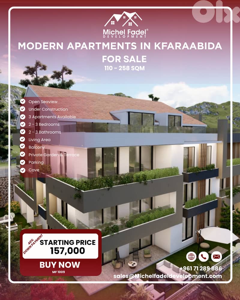 MN1009-Under Construction Apartments for Sale in Batroun-Kfaraabida 0