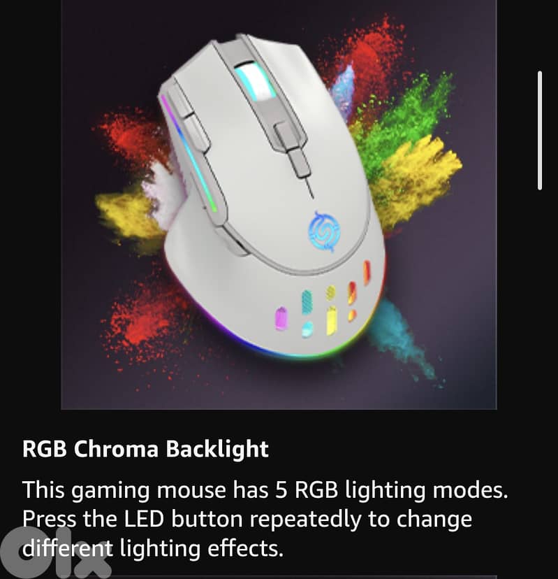 K-Snake BM520 9-button 2.4G RGB Wireless Dual-mode Gaming Mouse 10