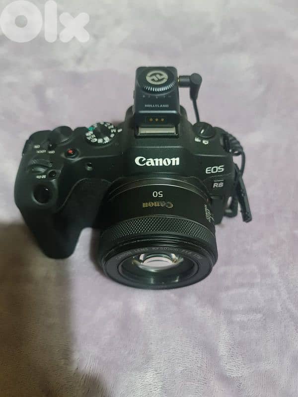 Selling my Canon EOS R8 with Canon RF 50mm Lens  Like new 0
