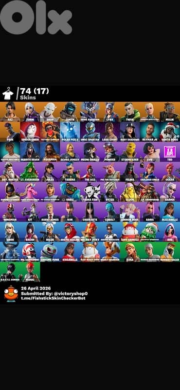 account Fortnite 0
