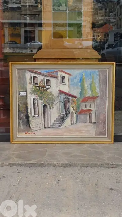 لوحة رسم زيتي اوروبية