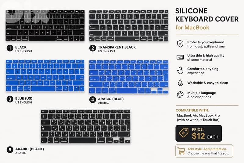 MacBook Silicone Keyboard Covers 0