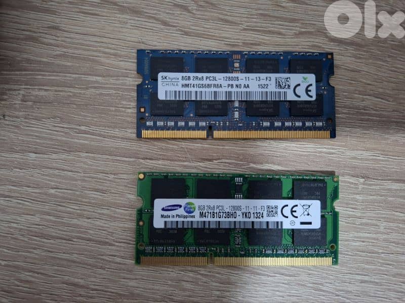 16GB (2x8GB) DDR3L RAM for Laptop - 1600MHz PC3L-12800S 0