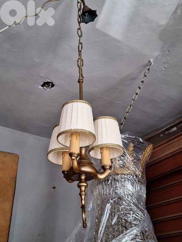 small french bronze chandelier 0