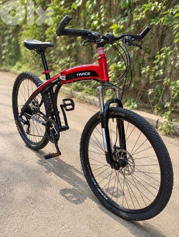 TRACE Foldable Mountain Bike 26” — Only $130 0