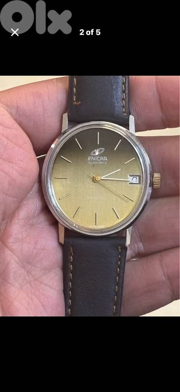 Enicar Automatic "Water-Test"-Swiss Made Vintage Watch-Ref 165-097-001 1
