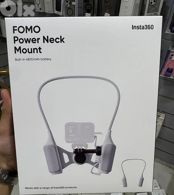 Insta360 Fomo Power Neck Mount 0