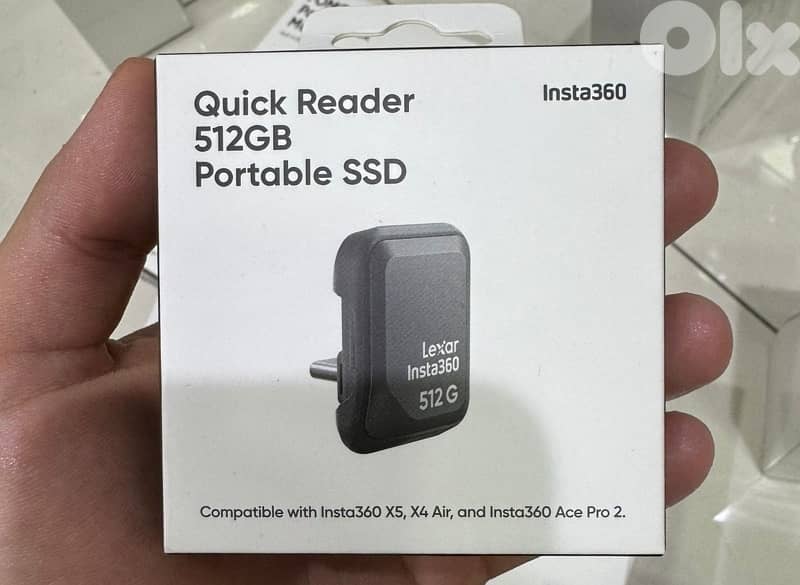 Insta360 Quick Reader 512gb Portable Ssd 0