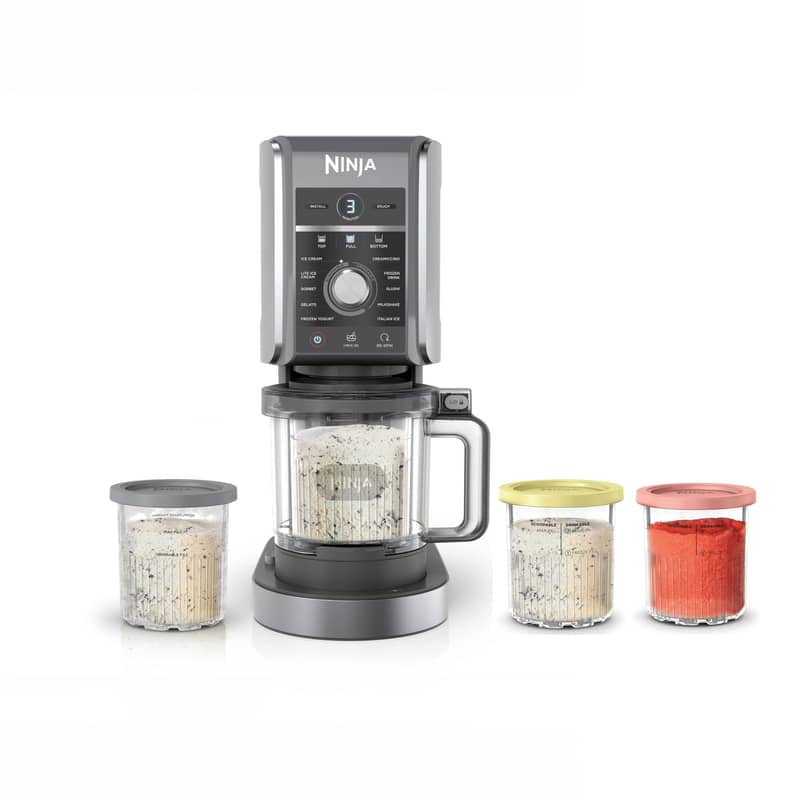 Ninja CREAMi Deluxe Ice Cream Maker, Treats And Frozen 3