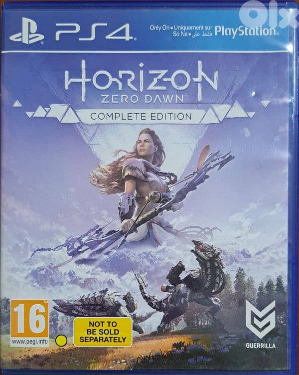 Horizon Zero Dawn Complete Edition PS4 Disc 0