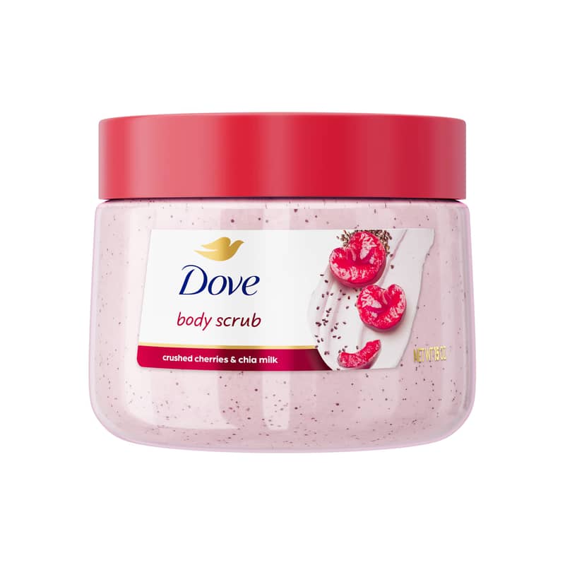 Dove Crushed Cherries & Chia Milk Body Scrub 425 g 0