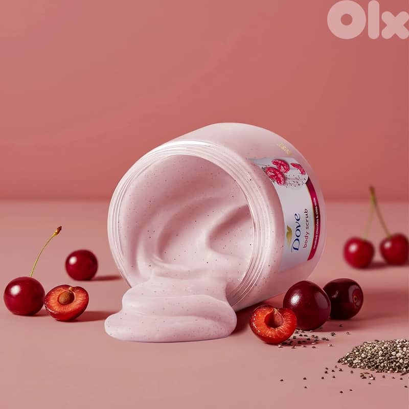 Dove Crushed Cherries & Chia Milk Body Scrub 425 g 1