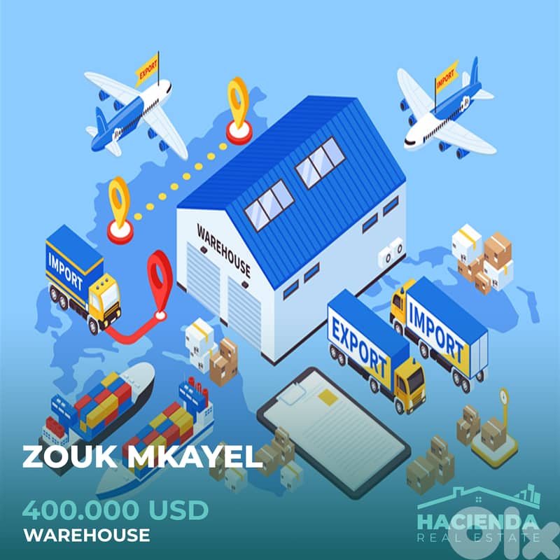 Warehouse For Sale In Zouk Mkayel 0