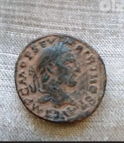 Ancient Roman coin Emperor Macrinus Great Roma coin year 217 AD