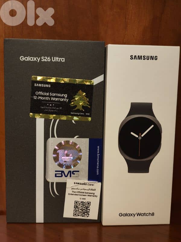 s26ultra&samsung watch 8 0