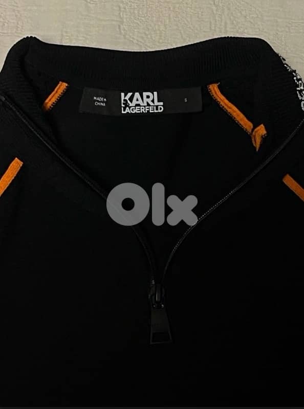 Karl Lagerfeld Zip-Up Bodysuit 2