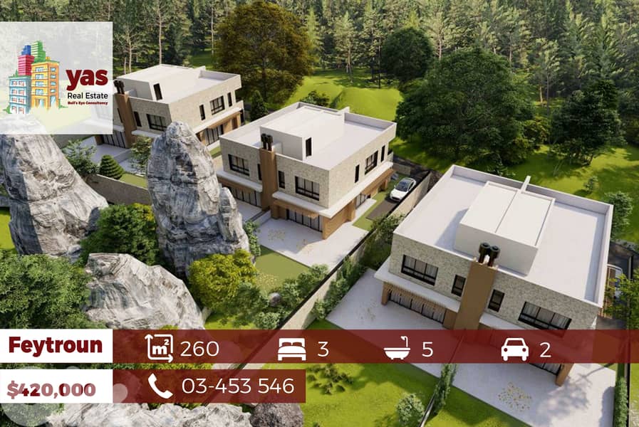 Feytroun 260m2 villa | 150m2 Garden | Payment Facilities | WA 0