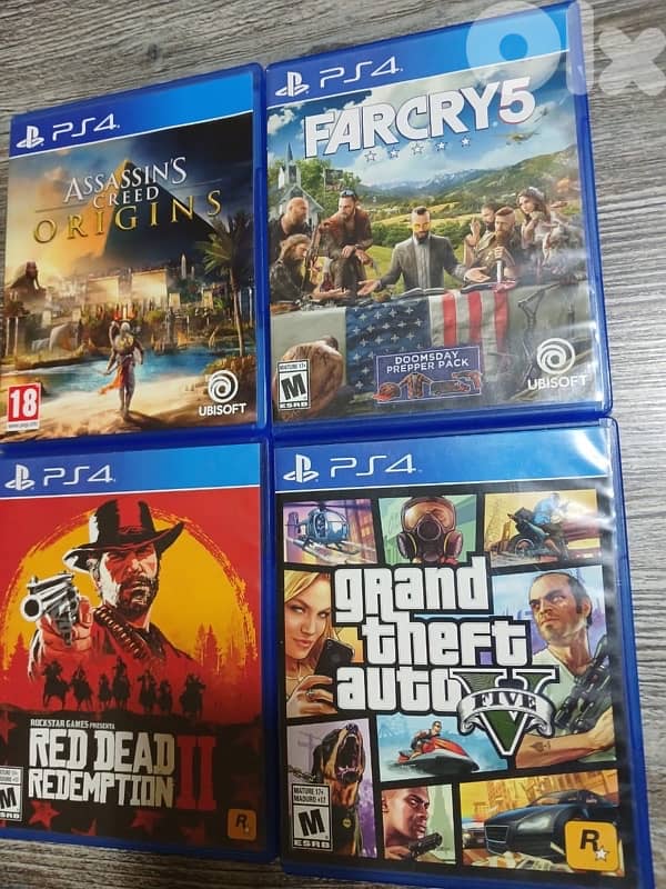 ps4 games all 4 games for 60$ 0