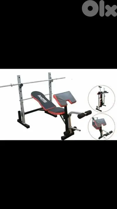 multi function bench, flat incline and decline