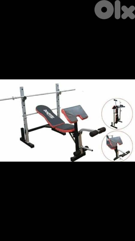 multi function bench, flat incline and decline 0