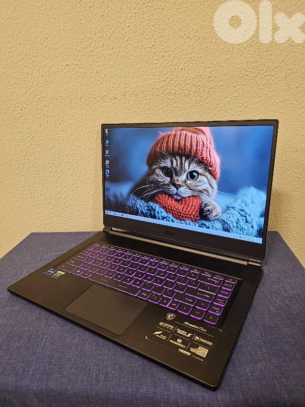 rtx 3060 -  core i7 11th gen - RGB keyboard- gaming msi laptop 0