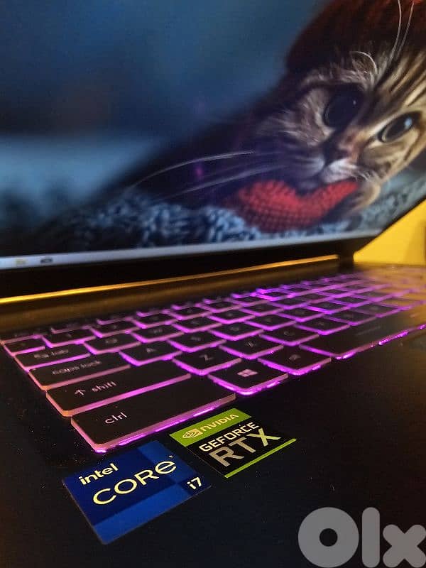 rtx 3060 -  core i7 11th gen - RGB keyboard- gaming msi laptop 7