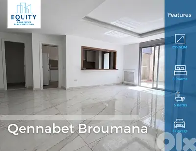 195 SQM Apartment With Terrace For Sale In Qennabet Broumana #RH33650