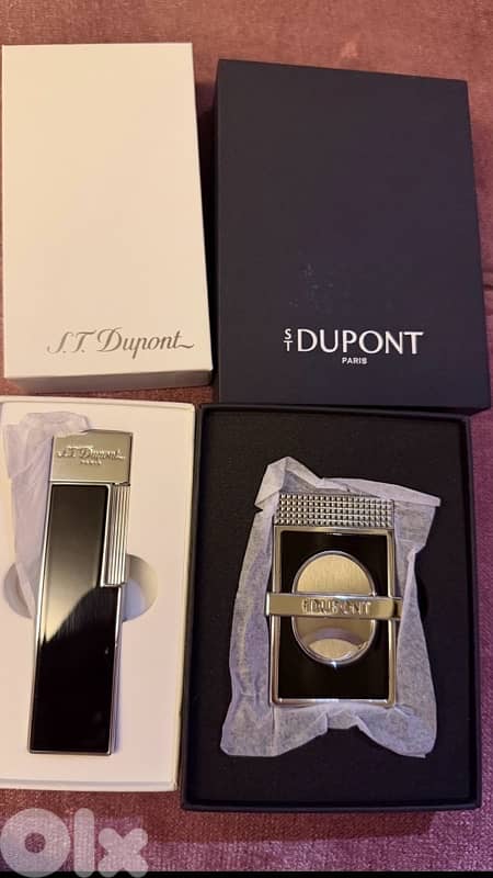 Dupon lighter & cigar cutter 0