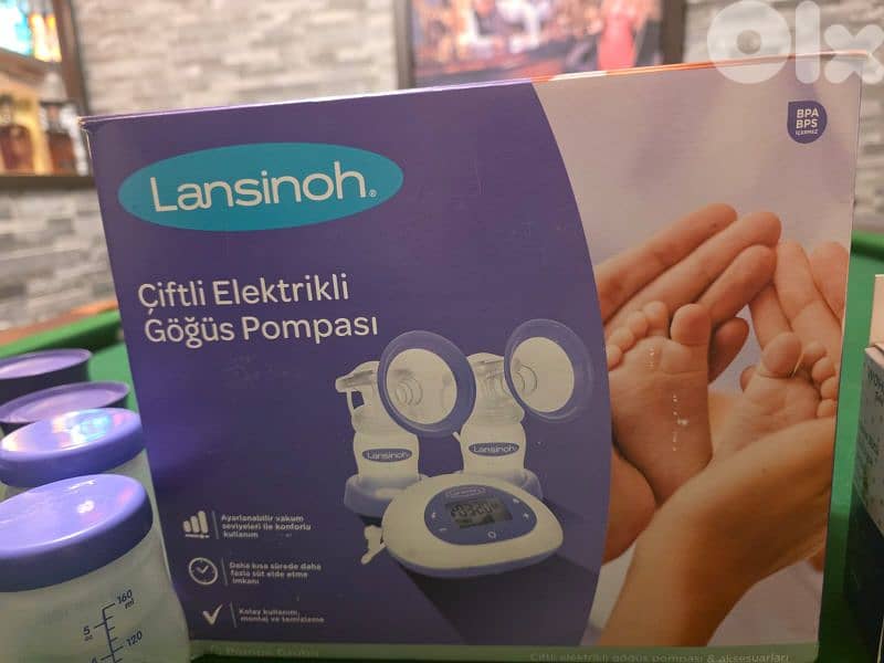 Lansinoh electric breast pump plus acc. 4