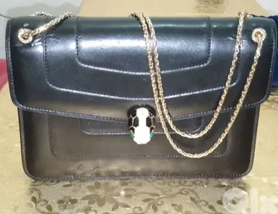 حقيبة Bvlgari Serpenti Forever أصلية (أسود) - سعر لقطة