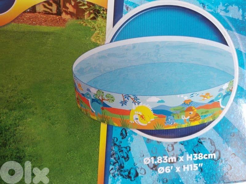 183 x H 38cm kids water pool 1