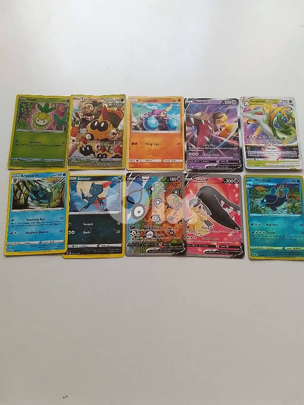 6 Pokémon cards 0