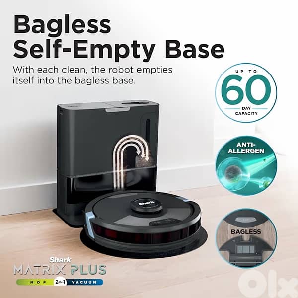 Shark Matrix Plus 2-in-1 Self-Empty Robot Vacuum & Mop 4