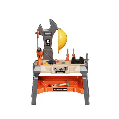 Powerful 63-Piece Kids Workbench Engineering Toy Set - مجموعة ورشة عمل