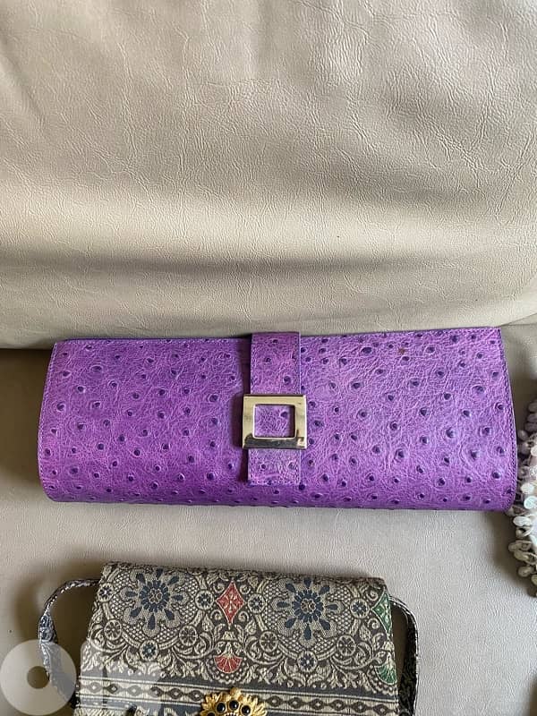 Four vintage hand bags (purse) Italians. 1960 s 1970 s excellent 4